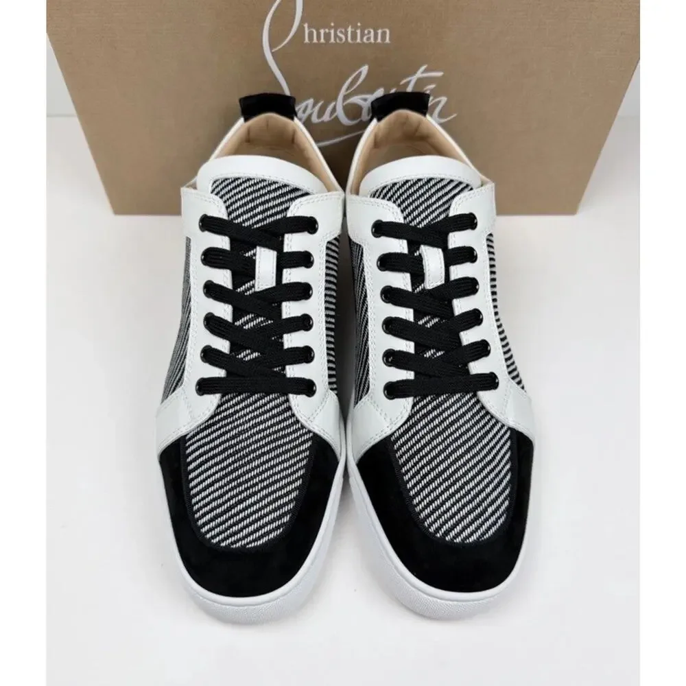 Size 11.5US - Christian Louboutin Rantulow Orlato Black/White🐼 NEW/RETAIL $1K! - Picture 3 of 10